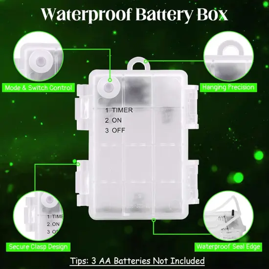 String Lights Outdoor Waterproof 9.8ft 30 LED {3}