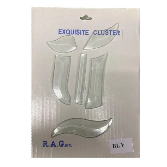 4-1/2" x 6" Exquisite Clear Glass Letter Y Bevel Cluster BLY {3}