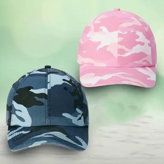 Port Authority&reg; Camouflage Cap, Unstructured Low Profile Cotton Twill Hat with Hook-and-Loop Closure Military Camo {2}
