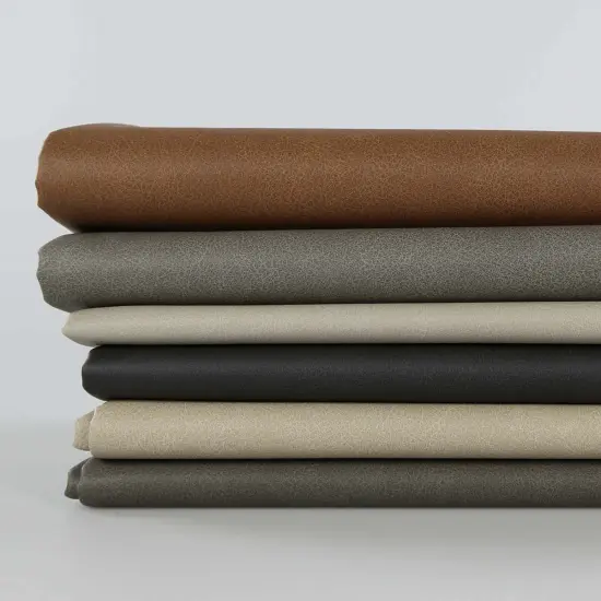 Richloom GREYSTONE- Faux Leather Dune {3}