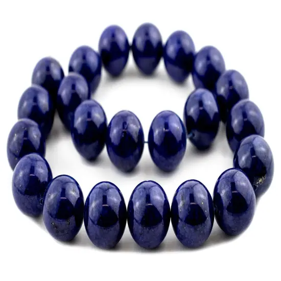 The Bead Chest Round Lapis Lazuli Beads (18mm) {3}