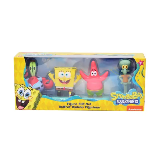 Legend Toys SpongeBob SquarePants Mini Figures 4-Pack &ndash; Collectible Nickelodeon Toy Set-Officially Licensed {1}
