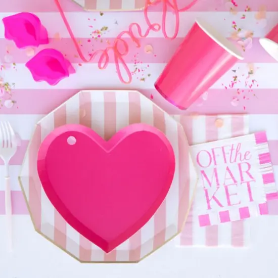 PETAL PINK SIGNATURE CABANA STRIPE GUEST TOWELS {3}