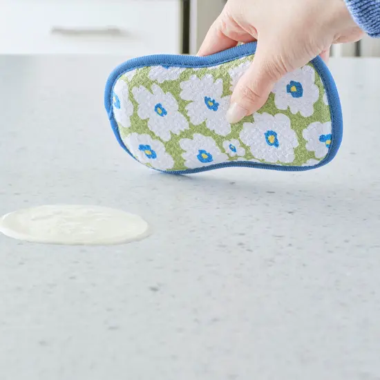 Floral Finch & Friends Reusable Scrubbies, Set of 4 {6}