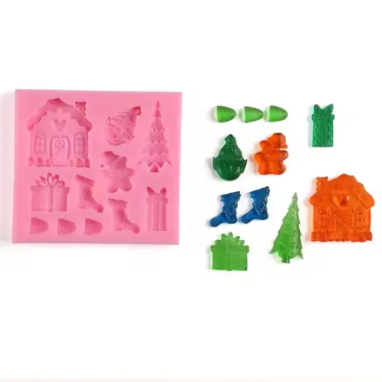 Christmas essential silicone Mold {4}