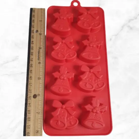 Christmas Bells Treat , Ice, Wax , Silicone Mold {3}