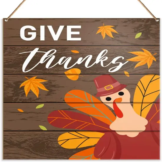 Fall Hanging Sign Wall Art Decor - 7.8&times;10.2 Inches {1}