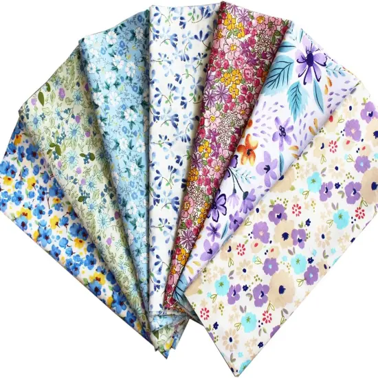 42-10" Quilting Cotton Fabric Bundles Printed Floral Craft Fabric Precut 100% Cotton {6}