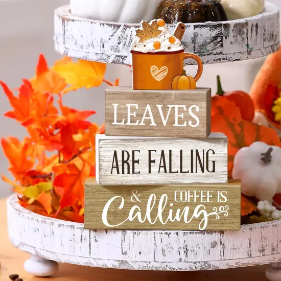 4 Pcs Fall Tabletop Decor {4}