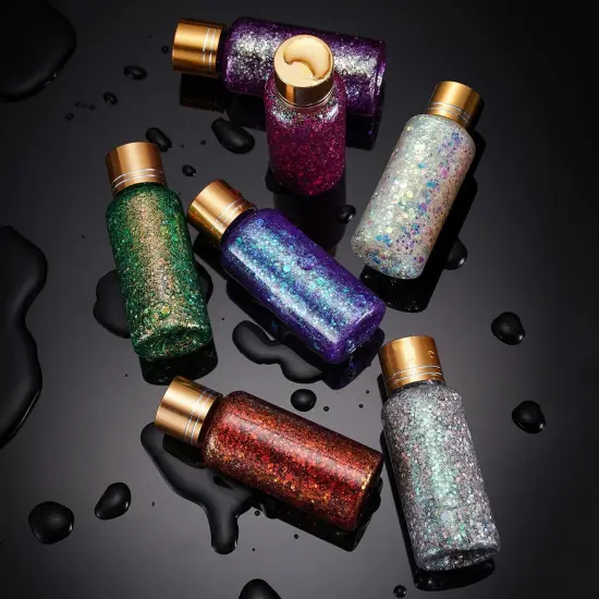 Holographic Body Glitter Gel for Face {6}