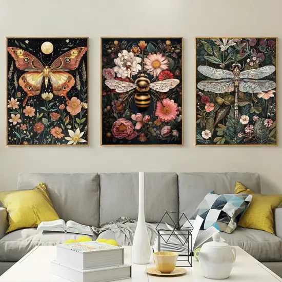 3 Pack Insect Diamond Art Kits {2}