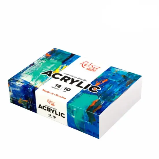 Rosa Start Color Acrylic Paint Set 12 (0.34 oz each) {1}