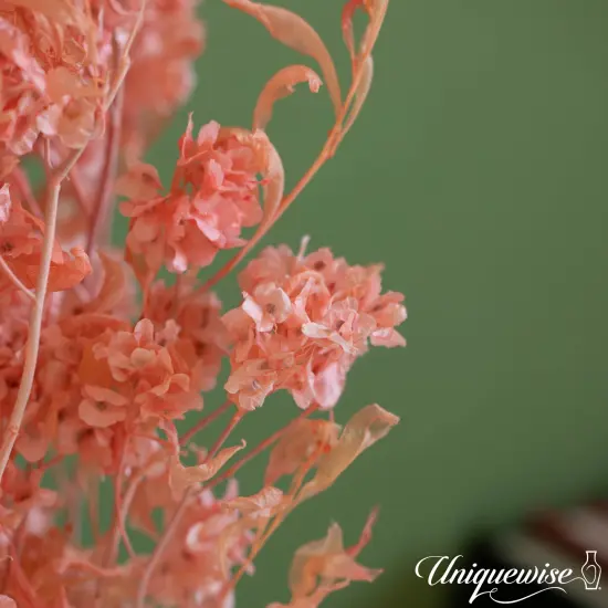 Uniquewise Preserved Real Floral Stems Chic Vase Fillers & Accents for Bouquets Centerpieces & Ornamental Displays Ideal for Home Office Boutique Cafe Resto Bar and Event Decor Pink pansy {4}