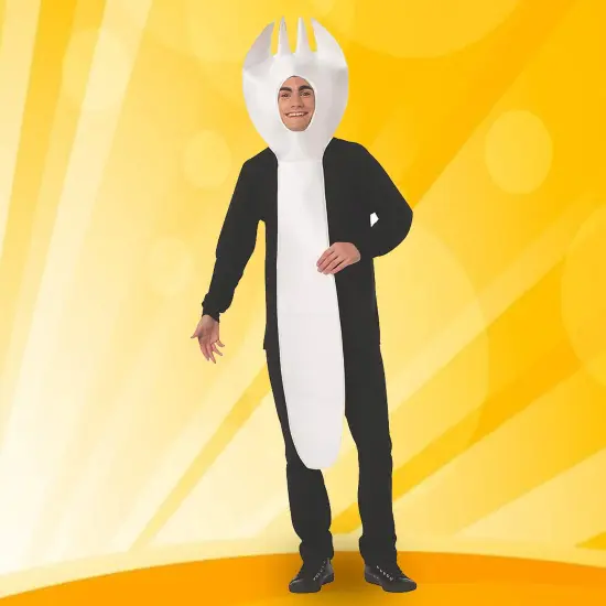 Funny Spork Adult Costume Hilarious Kitchen Utensil Tunic Outfit {3}