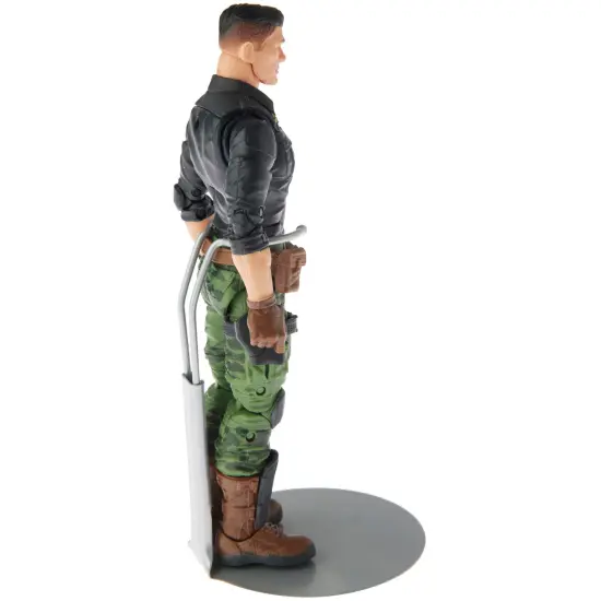 Plymor DSP-30S Silver Adjustable Action Figure Stand, fits 6 and 6.5 inch Action Figures, Waist is 1.25" - 1.5" wide, 3.25" - 4" around {6}