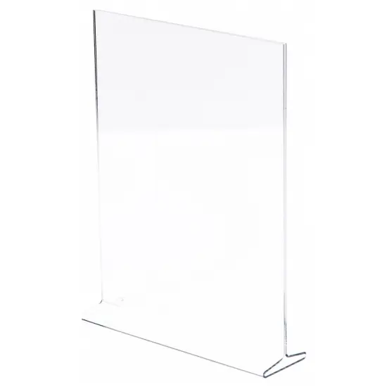 Plymor Clear Acrylic Sign Display / Literature Holder (Top-Load), 8.5" W x 11" H {2}