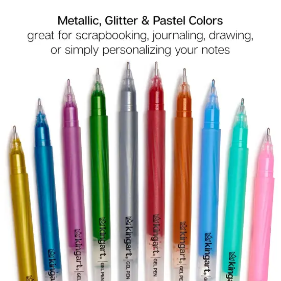 KINGART&reg; Gel Pen Variety Pack 24 pc {3}