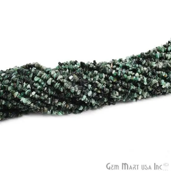 Ruby Zoisite Chip Beads, 34 Inch, Natural Chip Strands, Drilled Strung Nugget Beads, 3-7mm, Polished, GemmartUSA (CHRZ-70001) {3}