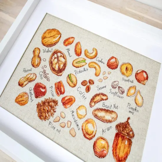 Nuts & seeds B1165L Counted Cross-Stitch Kit {2}