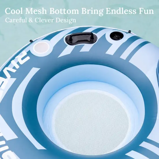 Colorful Inflatable Pool Float for Relaxation {4}