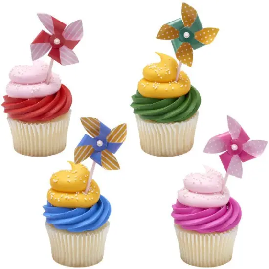 Pinwheel CUPCAKE PICS 12 CT {5}
