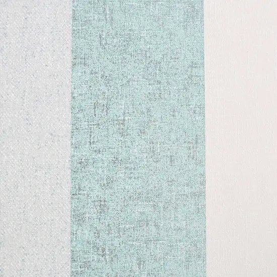 Meadow Stripe Blue and Neutral Wallpaper {4}