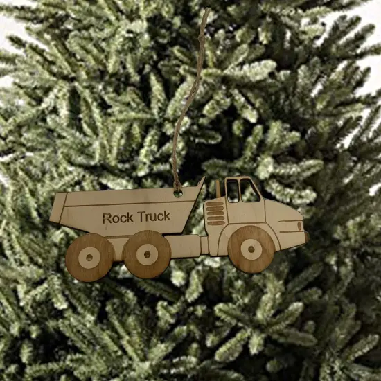 Rock Truck Ornament {2}