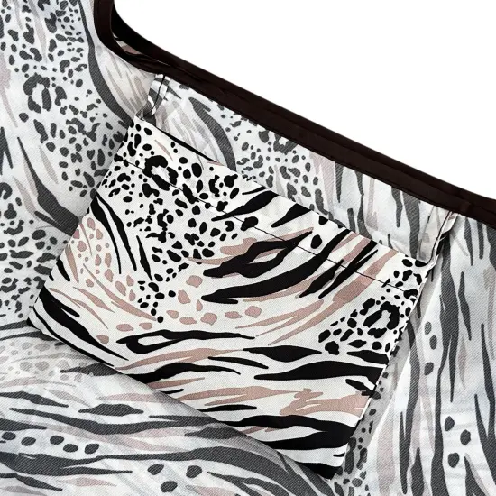 Wrapables Large Foldable Tote Nylon Reusable Grocery Bags, Nature {6}