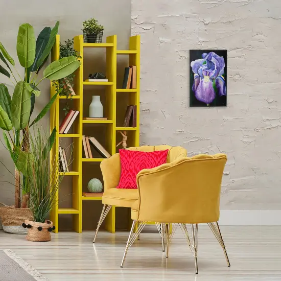 Stupell Industries Purple Iris Petals Framed Giclee Design By Sarah Waldron Kimball {2}