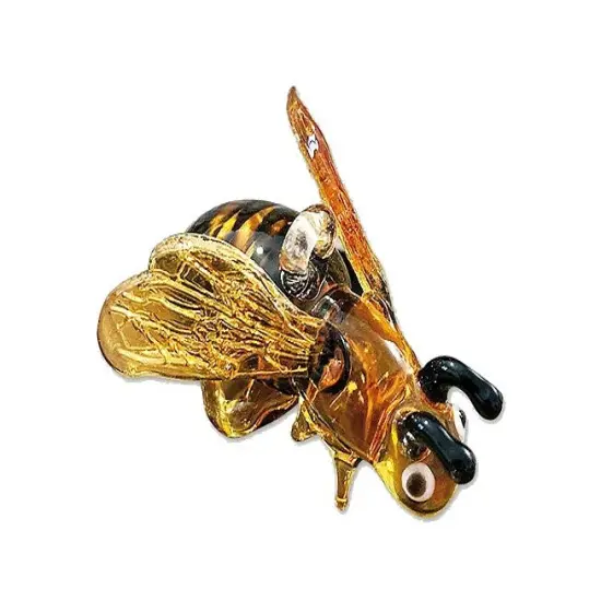 Egyptian Blown Glass Ornament - Honey Bee {1}