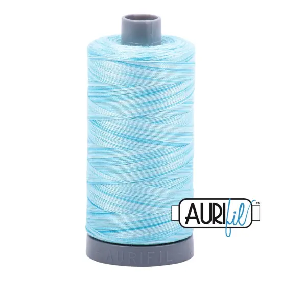 Baby Blue Eyes - Variegated (4663) | 28wt Large Spool (750M / 820Y) | Aurifil Thread {1}