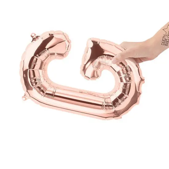 NorthStar Balloons&reg; 16 Inch Letter G Rose Gold Air Fill Only {3}