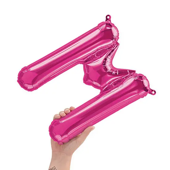 NorthStar Balloons&reg; 16 Inch Letter M Magenta Air Fill Only {2}