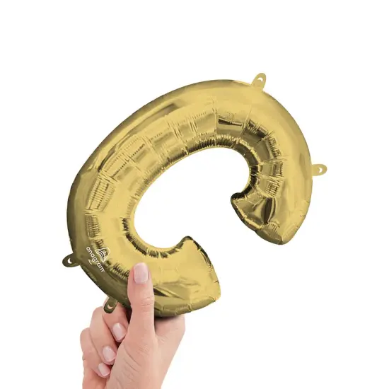 Anagram&reg; 16 Inch Letter C White Gold Air Fill Only {5}
