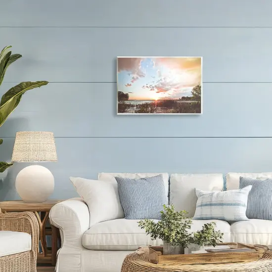 Stupell Industries Sunset Clouds Overlooking Beach Wall Plaque, design by BRUCE NAWROCKE {2}