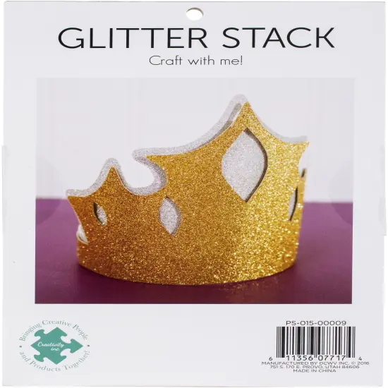 DCWV Specialty Card Stack 6"X8" 12/Pkg-Glitter {3}