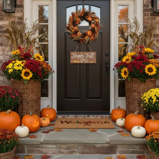 Fall Beauty Doormat {9}