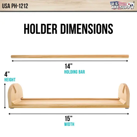 12 inch Wooden Tabletop Paper Holder & Dispenser {3}