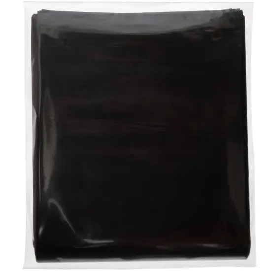 Plymor 6" x 14", 2 Mil Flat Open Amber UV Plastic Poly Bags {5}