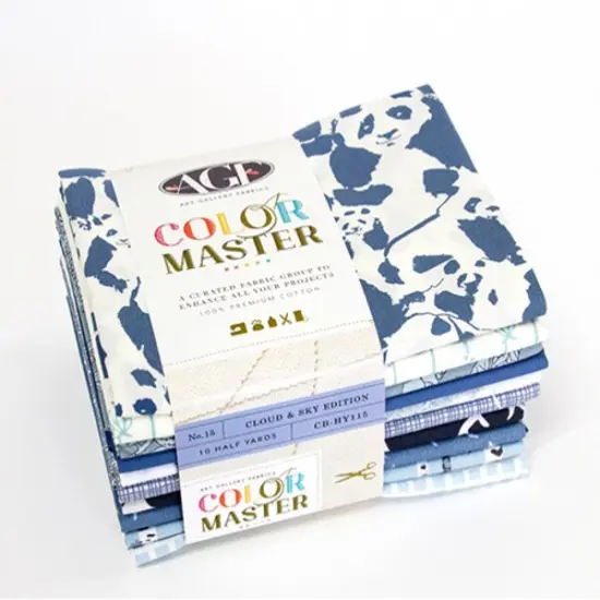 Cloud & Sky Color Master Half Yard Bundle by AGF Studio for Art Gallery (CB-HY115) {1}