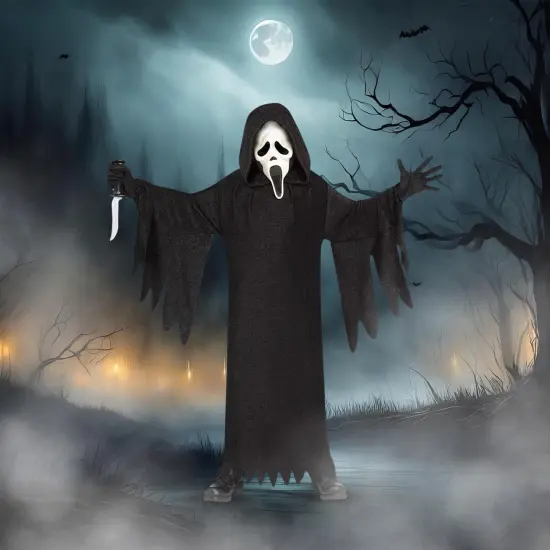 Ghost Face 25th Anniversary Child Costume {4}