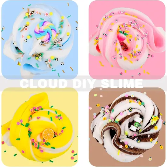 5 Pack Cloud Slime Kit, Stress Relief Toy for Kids {2}