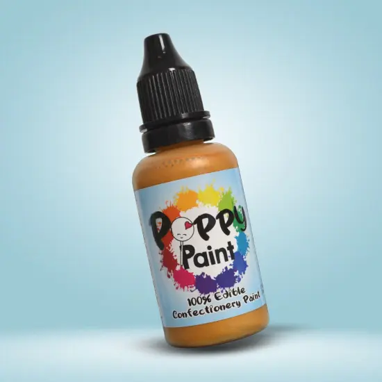 Gold Edible Metallic Paint for Decorating Cakes Cookies Fondant and More {4}