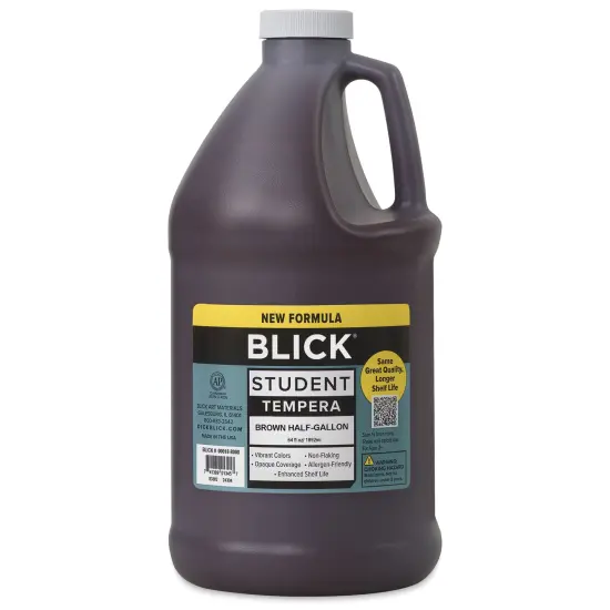 Blick Student Tempera Paint - Brown, 64 oz bottle {2}