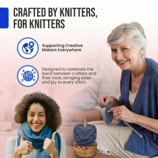 My Two Ladies | Artisan Yarn Caddy & Square Bowl Set {5}