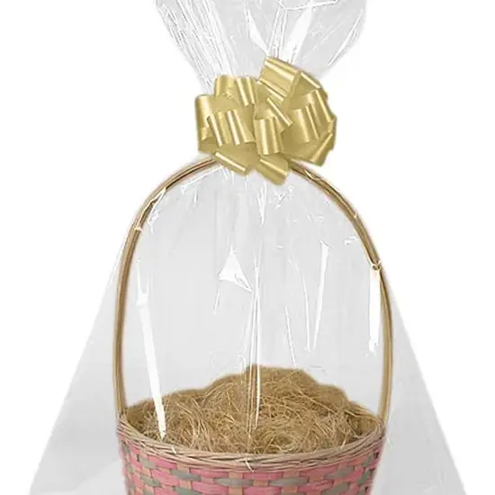 Round Bottom Basket Bags 24'' X 30'' Durable Design {4}