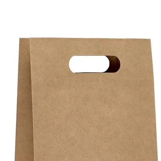 Premium Die Cut Handle Paper Bags Standard 8" x 4" x 13 5/8" {2}