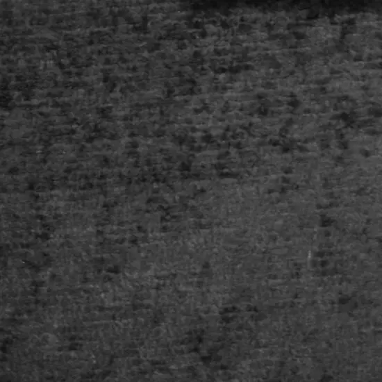 1 Yard Velour Chenille Black Apparel Fabric 58/60&Prime; Wide, 100% Polyester {1}