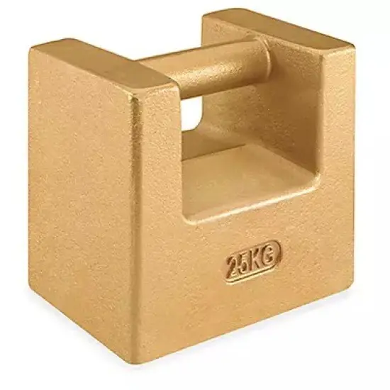 Class 6 Cast Iron Weight 25 kg Durable Calibration Tool {1}
