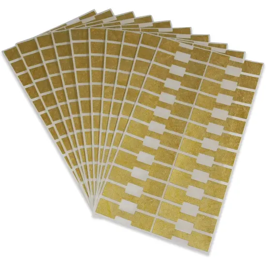 Jewelry Price Tags - Rectangle Gold (Package of 1000) {3}